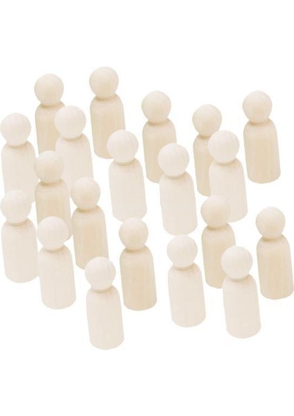 Dıy Peg Bebekler 5 Pcs