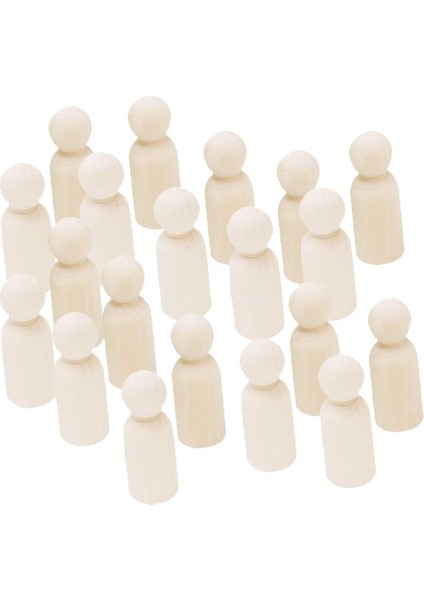 Dıy Peg Bebekler 5 Pcs