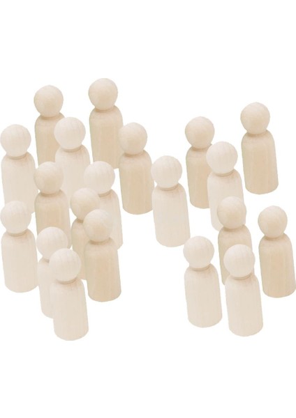 Dıy Peg Bebekler 5 Pcs