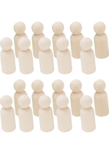 Dıy Peg Bebekler 5 Pcs