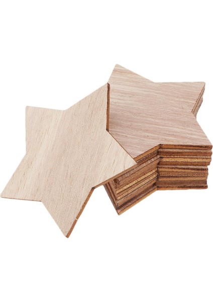 50PCS Bitmemişkahverengi Kesim Pentagram Yıldız Sızıntılarıkahverengi Parçalar Hazır indirimleri