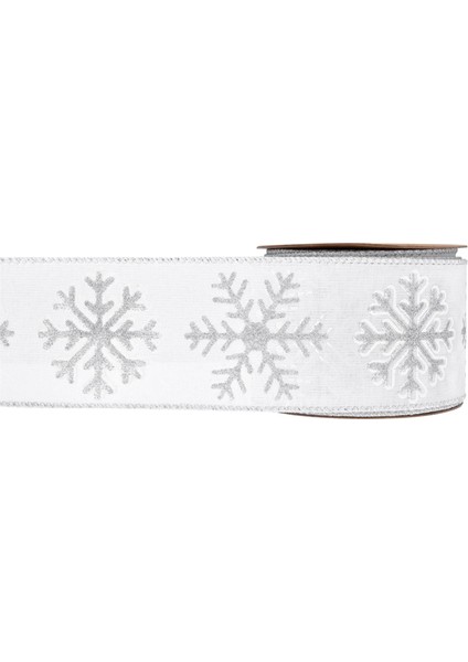 63MM x 10M Noel Şeridi Beyaz Hediye Sarma El Sanatları Diy Dekorasyonu