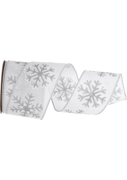 63MM x 10M Noel Şeridi Beyaz Hediye Sarma El Sanatları Diy Dekorasyonu indirimleri