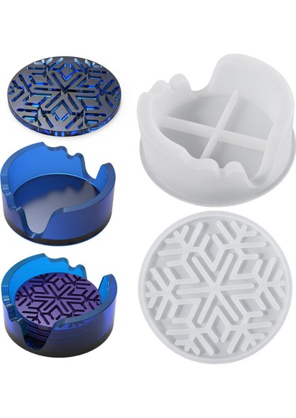 Coaster Tutucu Reçine Döküm Silikon Takı Yapımı Epoksi Kalıp El Sanatları(Yurt Dışından) fiyatları