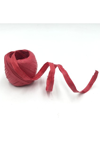 2x Rafya Kağıt Şerit Halat Hediye Paketleme Dekor Düğün Partisi Diy Yeşil ve Kırmızı (Yurt Dışından) fiyatları