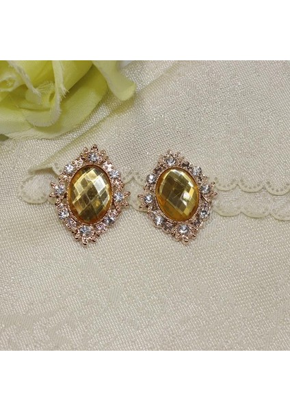 20 Rhinestone Dikiş Düğmeleri Seti Düz Arka Cabochons Dıy Süslemeler Dekor (Yurt Dışından) modelleri