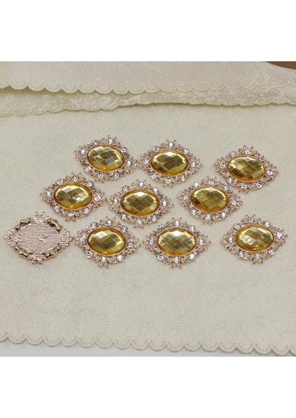 20 Rhinestone Dikiş Düğmeleri Seti Düz Arka Cabochons Dıy Süslemeler Dekor (Yurt Dışından) fırsatları