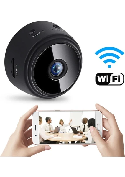 Ucuzcu Market Wifi Mini Kamera (Izleme + Kayıt Etme + Ses Dinleme)