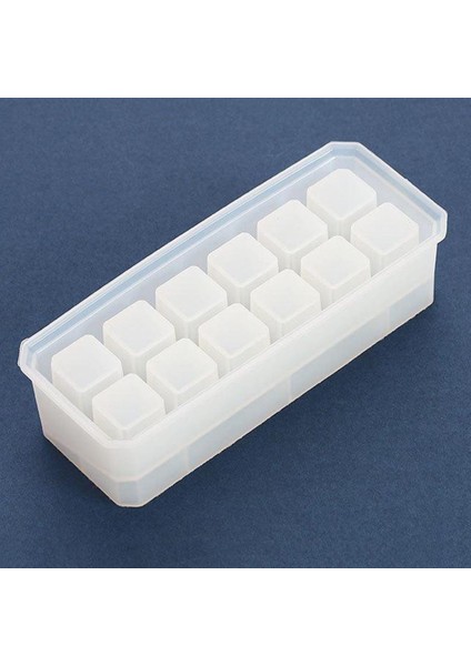 Dolity 2x Silikon Ruj/kozmetik Fırça Depolama Kutusu Reçine Döküm 12 Grid (Yurt Dışından) modelleri