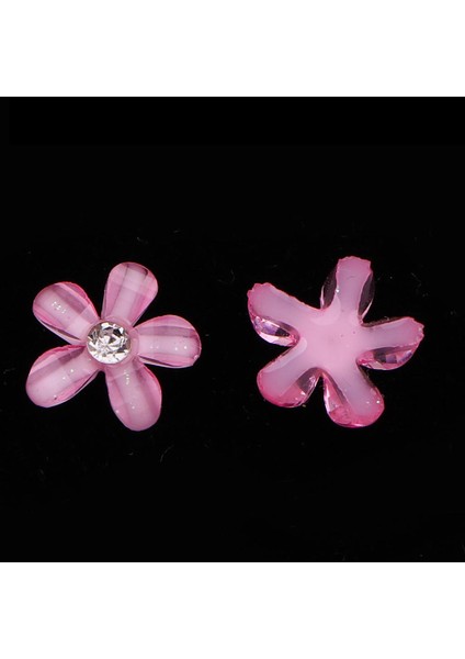 40 Kiraz Çiçeği Paketi Cabochons 9mm Rhinestone Kart Yapımı Süslemesi (Yurt Dışından) indirimleri