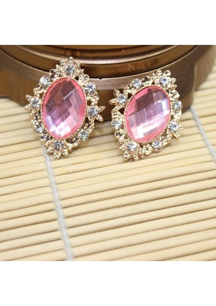 20PCS Kristaller Rhinestones Flatback Düğmeleri Partiler 25X30MM (Yurt Dışından) indirimleri