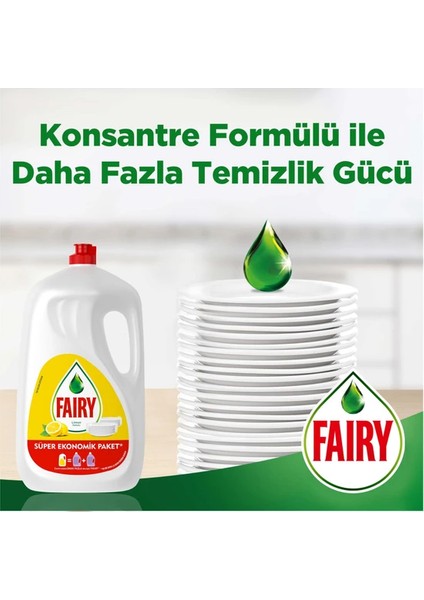 Sıvı Bulaşık Deterjanı Limonlu 2600 ml 6 Adet