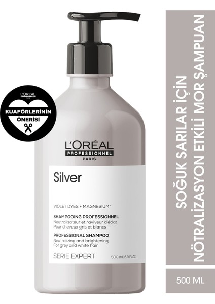 Loreal Professionnel L'oreal Professionnel Serie Expert Silver Çok Açık Sarı Gri ve Beyaz Saçlar Için Renk Dengeleyici M