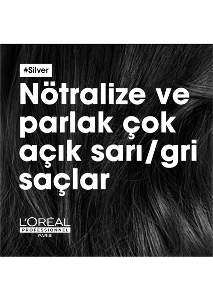 Loreal Professionnel L'oreal Professionnel Serie Expert Silver Çok Açık Sarı Gri ve Beyaz Saçlar Için Renk Dengeleyici M