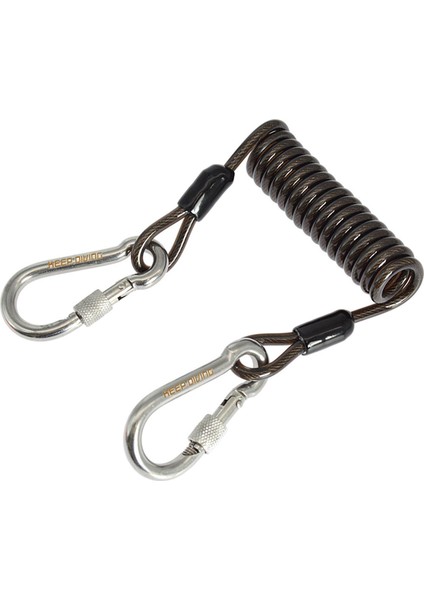 Geri Çekilebilir Tüplü Dalış Balıkçılığı Sarmal Kordon Siyahı (Yurt Dışından)