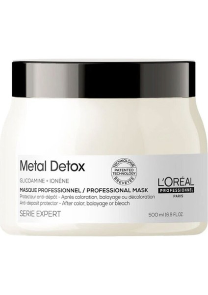 Loreal Professionnel L'oreal Professionnel Serie Expert Metal Detox Işlem Görmüş Saçlar Için Maske 500ML