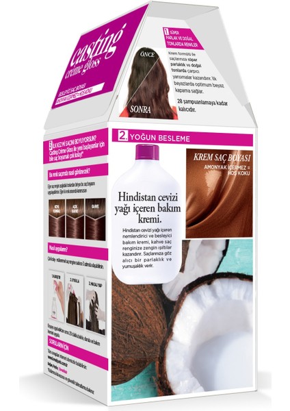 L'oreal Paris Saç Boyası - Casting Creme Gloss 515 Buzlu Çikolata 3600523302918 modelleri