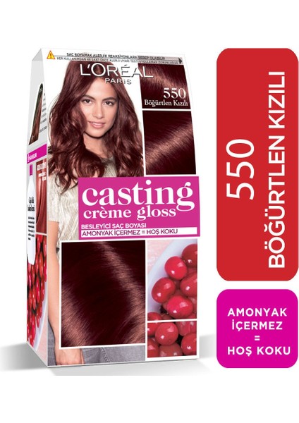 L'oreal Paris Saç Boyası - Casting Creme Gloss 550 Böğürtlen Kızılı 3600523291489