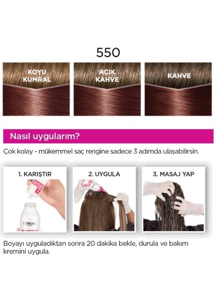L'oreal Paris Saç Boyası - Casting Creme Gloss 550 Böğürtlen Kızılı 3600523291489 indirimleri