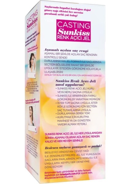 L'Oréal Paris L'oreal Paris Casting Sunkiss Renk Açıcı Jel + Elseve Dream Long Mükemmel Düz Pürüzsüzleştirici Ser