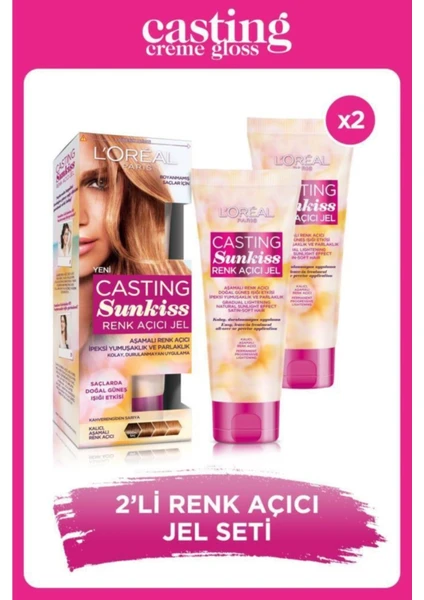 L'Oréal Paris L'oreal Paris Casting Sunkiss Renk Açıcı Jel 2'li Set