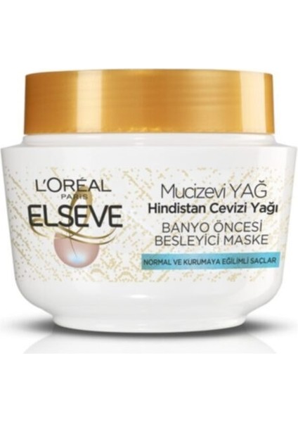 L'oréal Paris Hindistan Cevizi & Değerli Yağlar Eşsiz Karışım Banyo Öncesi Maske El