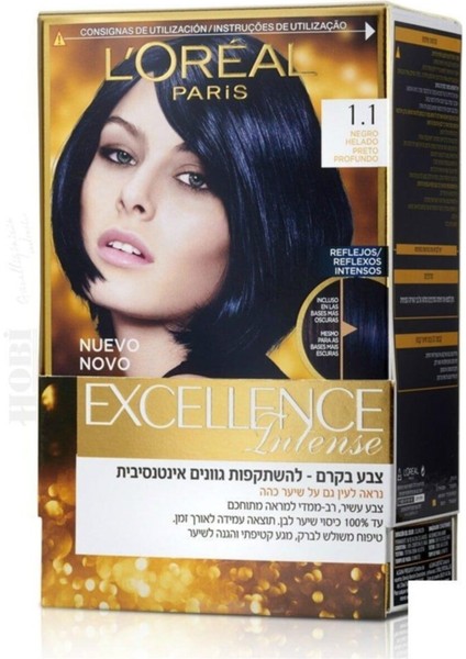 L'Oréal Paris LOreal Paris L'oreal Paris Excellence Intense 1.1 Gece Siyahı Saç Boyası