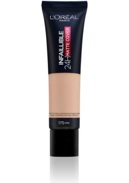 L'oreal Paris Infaillible 24H Matte Cover Yüksek Kapatıcı Fondöten 175 Sable/sand 3600523784448