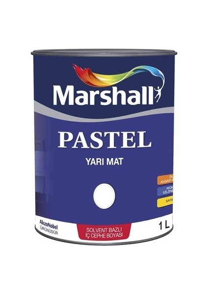 Pastel Yarı Mat Boyası Mahlep 0,75 Lt (1 Kg)