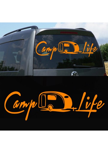 Camp Life, Karavan Stickerı, Kamp Hayati Karavan STICKERI-S1746