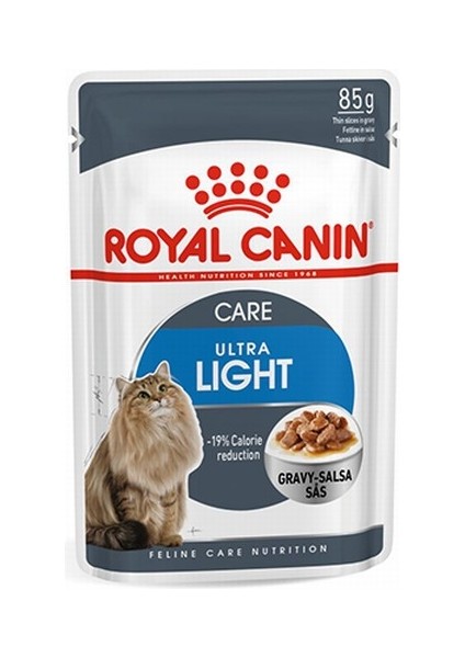 Ultra Light Düşük Kalori Gravy Kedi Konserve 12X85 gr