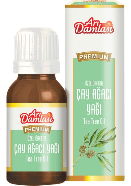 Arı Damlası %100 Bitkisel Saf ve Doğal Çay Ağacı Uçucu Yağı 20 ml