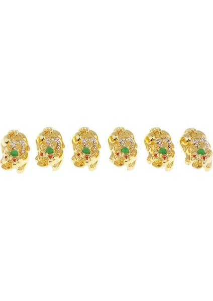 6pcs Çin Şanslı Alaşım Masa Süsleri (Yurt Dışından)