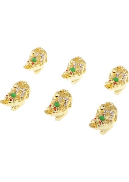 6pcs Çin Şanslı Alaşım Masa Süsleri (Yurt Dışından) modelleri