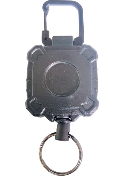 Metal Geri Çekilebilir Keying Anahtar Zincirleri Karabin Meydanı ile 60CM Teleskopik (Yurt Dışından)