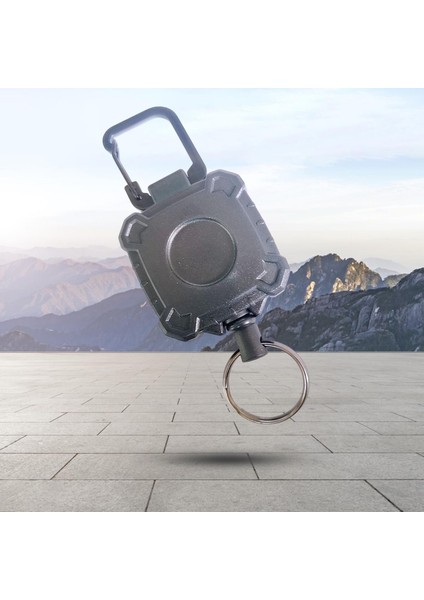 Metal Geri Çekilebilir Keying Anahtar Zincirleri Karabin Meydanı ile 60CM Teleskopik (Yurt Dışından) modelleri