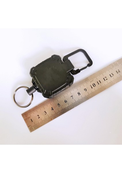 Metal Geri Çekilebilir Keying Anahtar Zincirleri Karabin Meydanı ile 60CM Teleskopik (Yurt Dışından) indirimleri