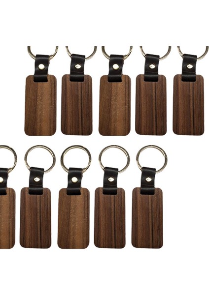 10X Anahtarlık Dikdörtgen Unisex Anahtar Araba Çantası Asma Gravür Basılı (Yurt Dışından) modelleri