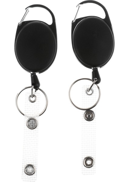2pcs 60CM Tel - Geri Çekilebilir Kimlik Kartı Tutucu Anahtar Zinciri (Yurt Dışından) fırsatları