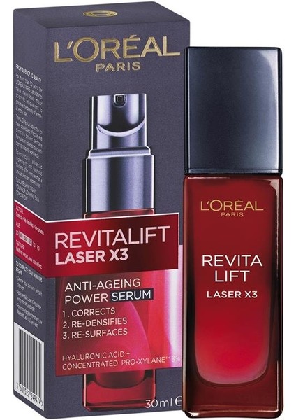 Loreal Revitalift Lazer X3 Yoğun ve Serum 30 ml