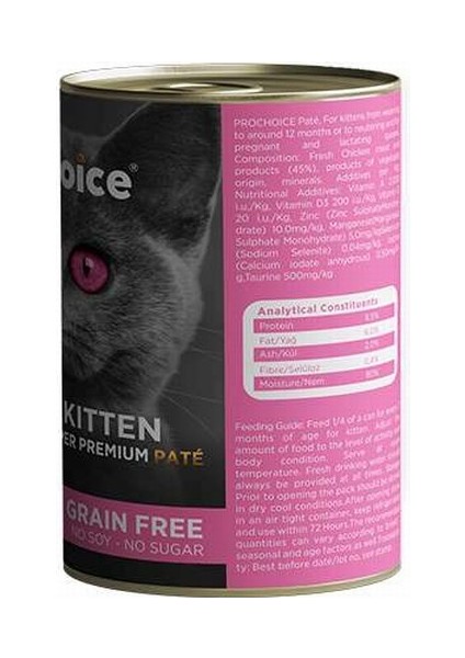 Kitten Tavuklu Yavru Kedi Konservesi 6X400 gr fiyatları