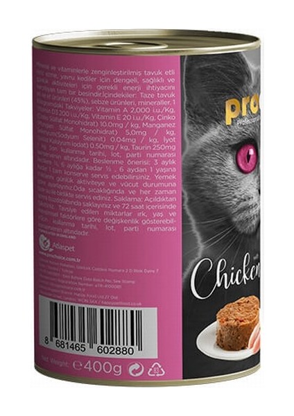 Kitten Tavuklu Yavru Kedi Konservesi 6X400 gr modelleri