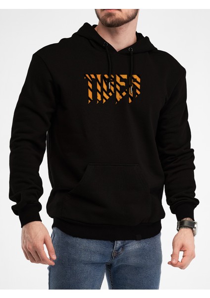Oversize Sweatshirt & Hoodie Tıger Baskılı