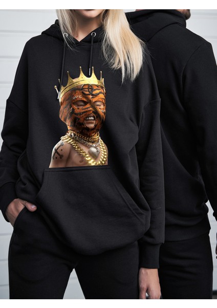 Oversize Sweatshirt & Hoodie Baby Gangsta Baskılı