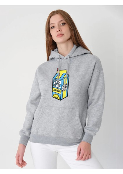 Oversize Sweatshirt & Hoodie Lyrcal Baskılı