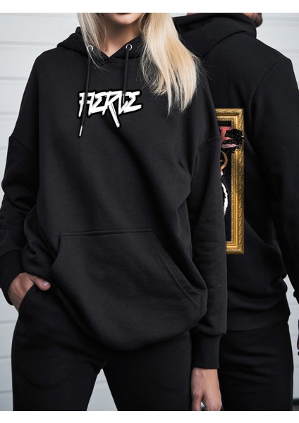 Oversize Sweatshirt & Hoodie Fierce Tıger Baskılı