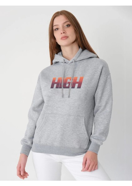 Oversize Sweatshirt & Hoodie Hıgh Baskılı