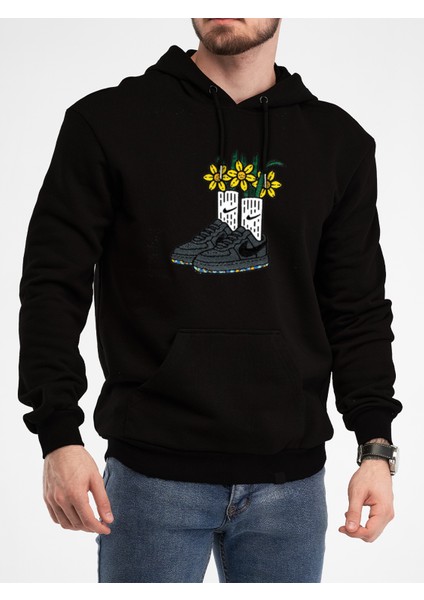 Oversize Sweatshirt & Hoodie Shoes Baskılı