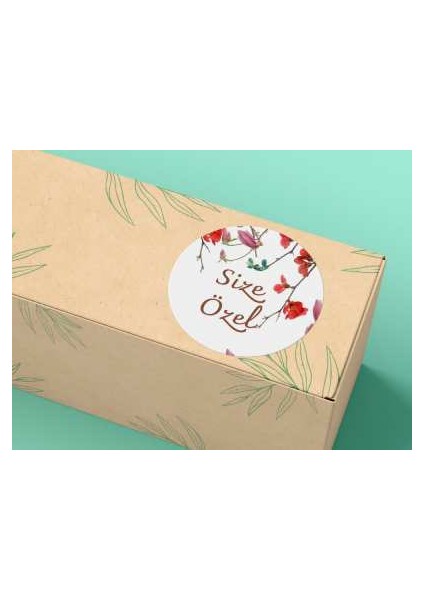Size Özel Etiketi Yuvarlak Hayırlı Kandiller Mat Sticker 4 cm - 33 Adet