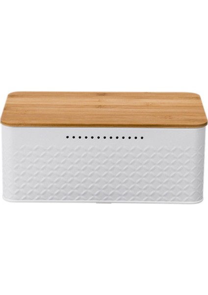 Ekmek Mutfak Saklama Kabı - Beyaz (Yurt Dışından) fırsatları